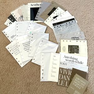 Cloth & Paper A6 lot GUC